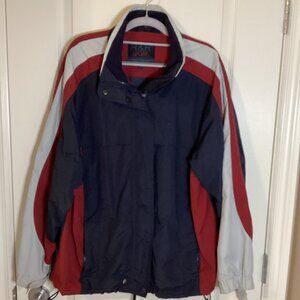 R&R Sport Men's Lightweight Jacket Size L Hiking Walking Casual Windbreaker Rain